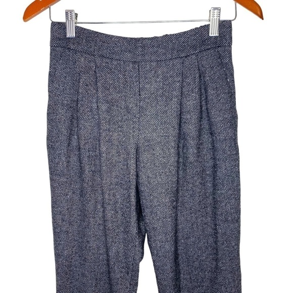 Aritzia Babaton Cohen Pant- Cropped Wool Blend Pleated Dress Pants - Picture 7 of 14